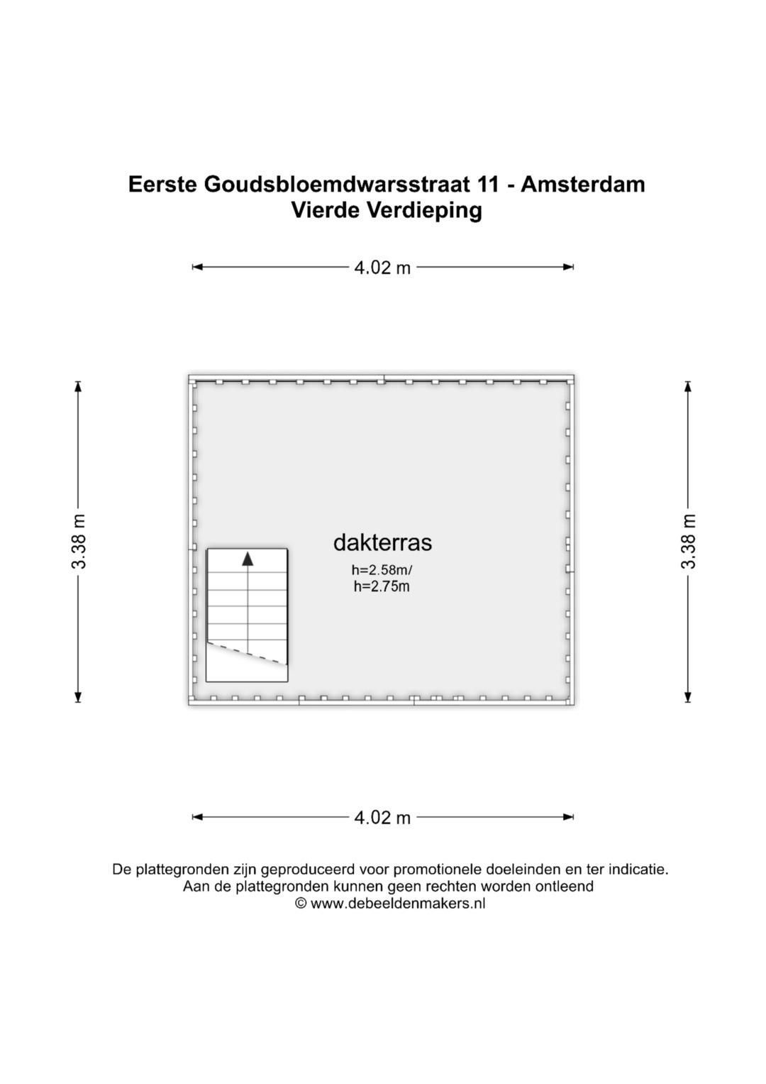 Foto 37 van Eerste Goudsbloemdwarsstraat 11-H