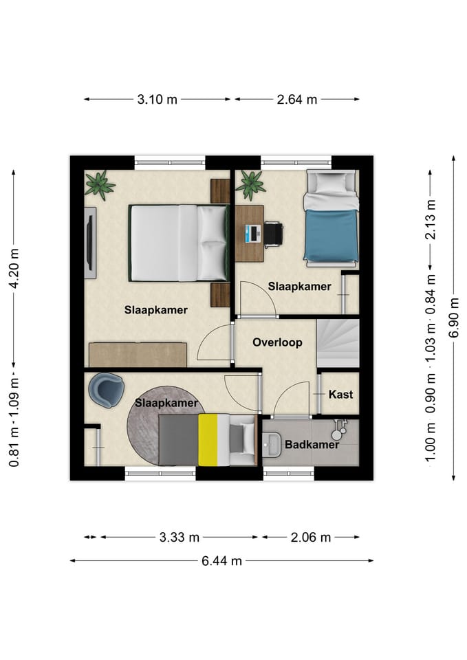 Foto 25 van Montfortstraat 14