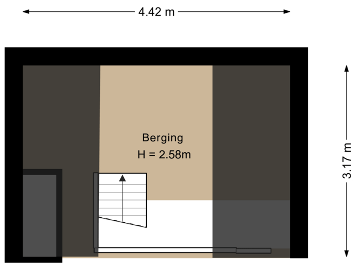 Bijkeuken eerste verdieping