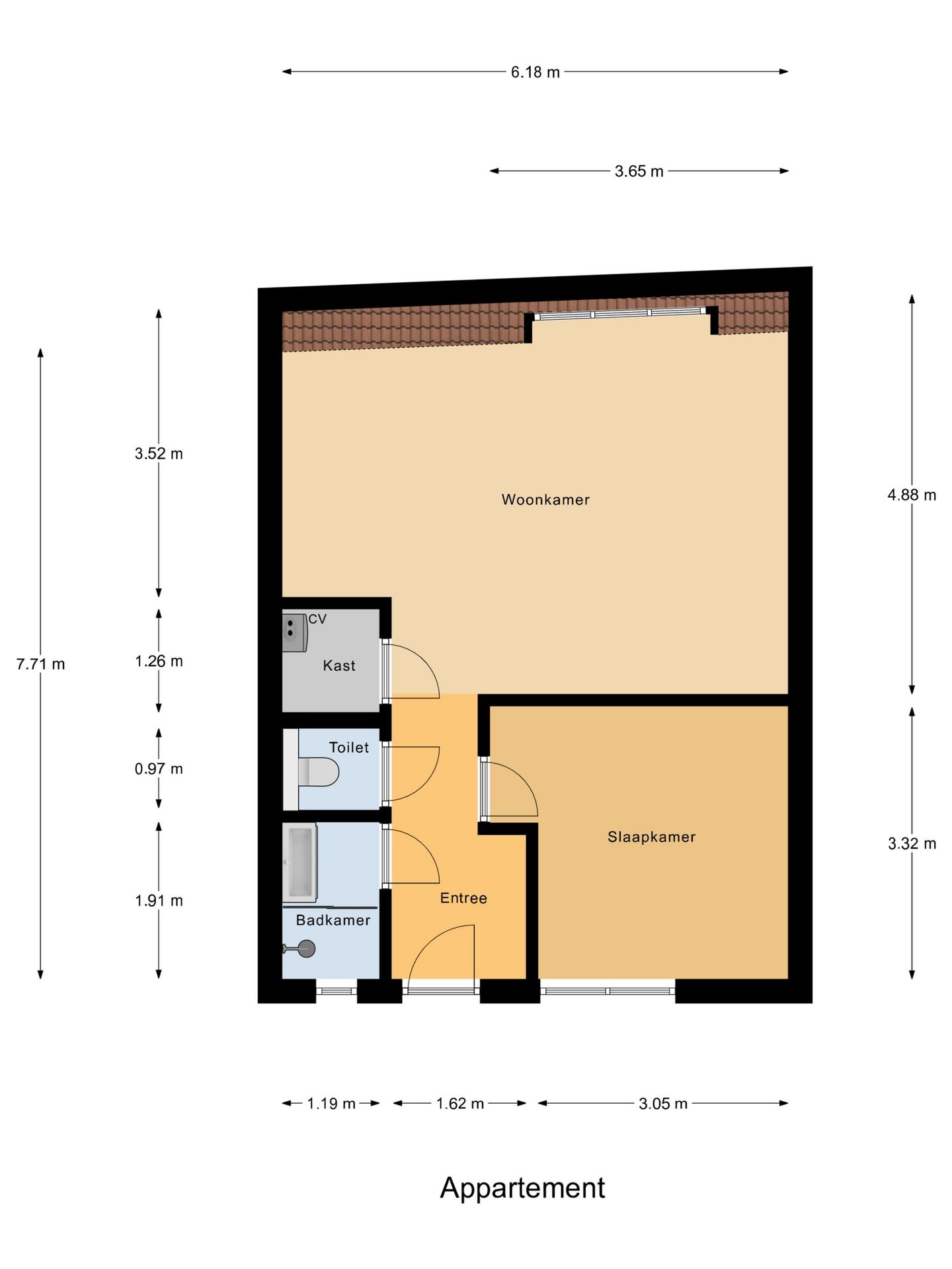 Foto 20 van Kosterstraat 13-F