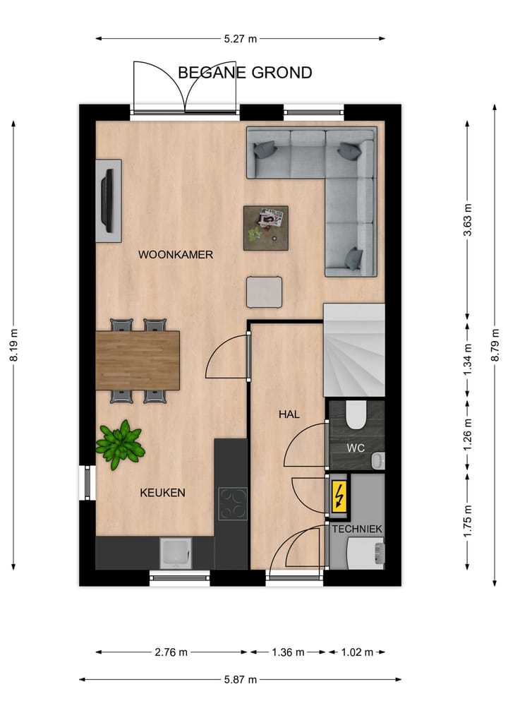 Foto 7 van Tussenwoningen (Bouwnr. 9)