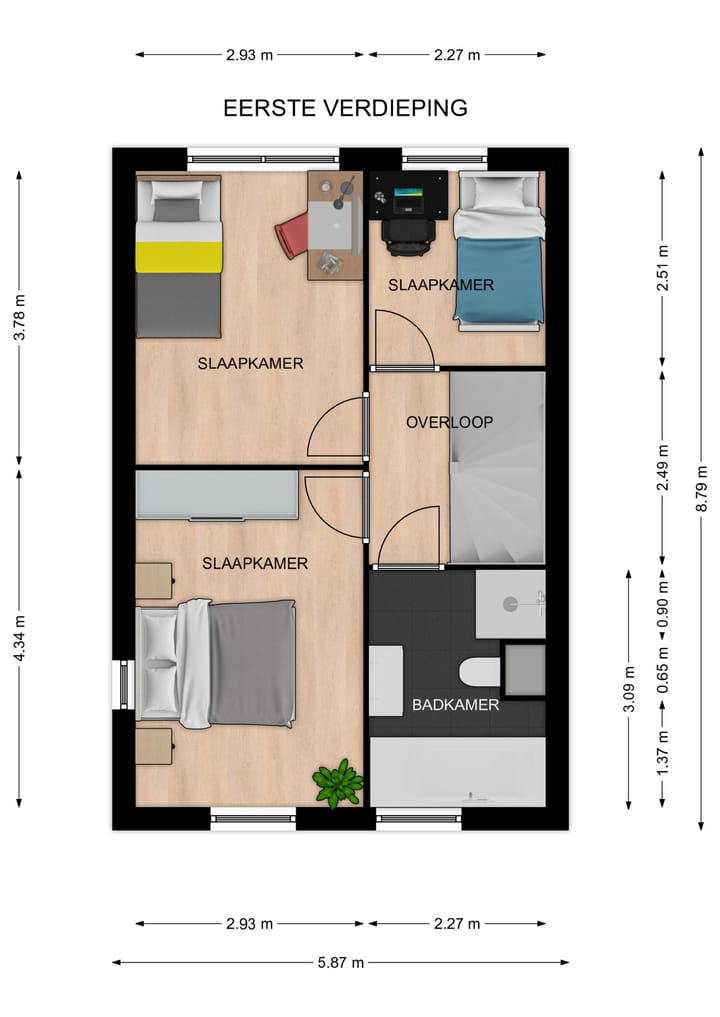 Foto 8 van Tussenwoningen (Bouwnr. 7)