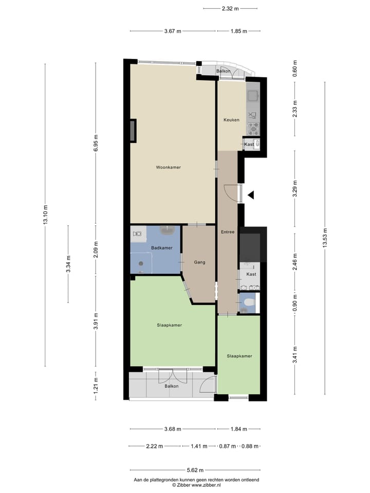 Foto 23 van Vlietlaan 55-B01