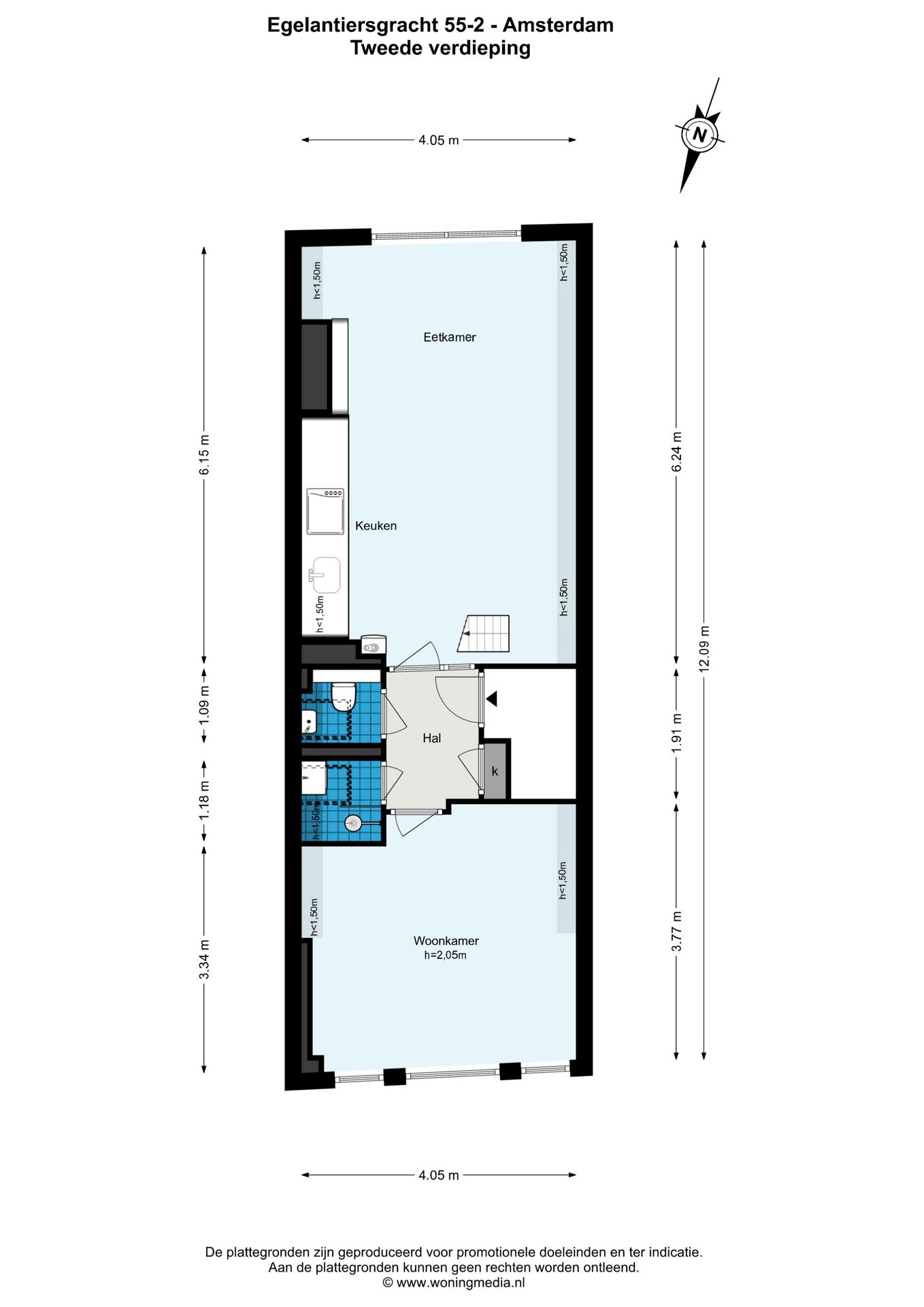 Foto 27 van Egelantiersgracht 55-2