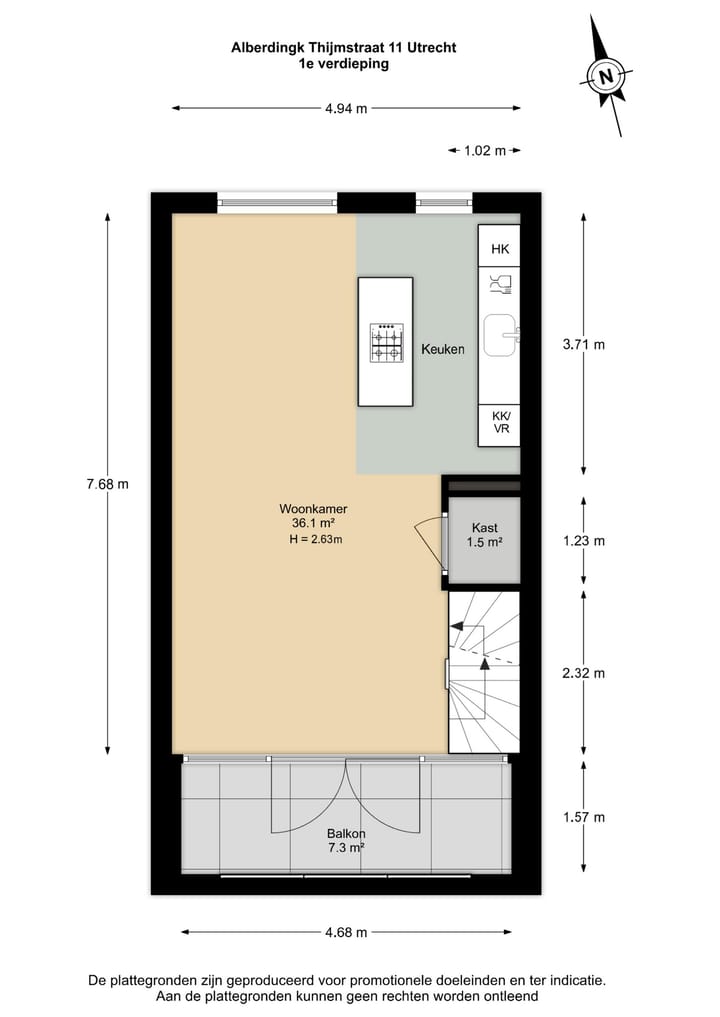 Foto 44 van Alberdingk Thijmstraat 11