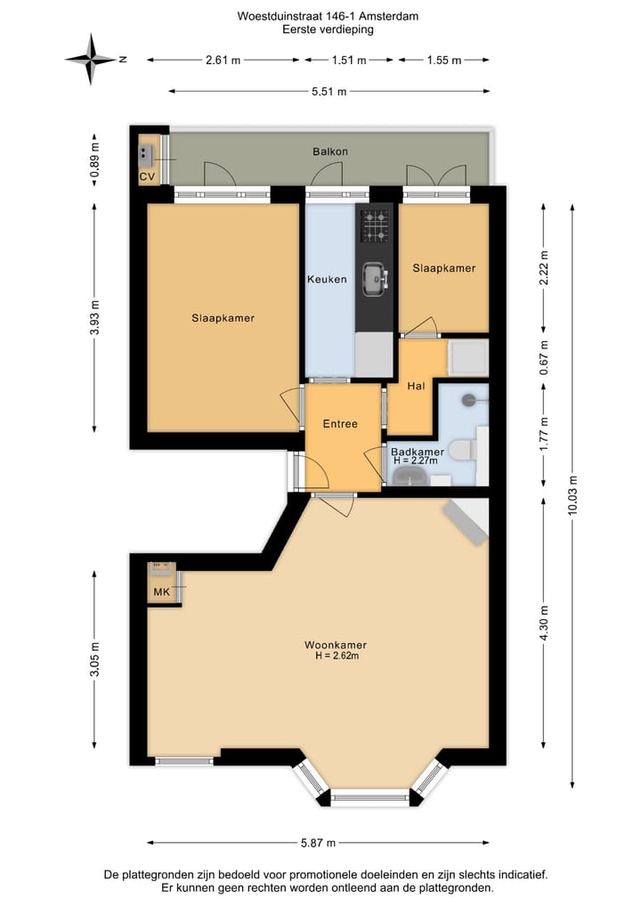 Foto 27 van Woestduinstraat 146-1