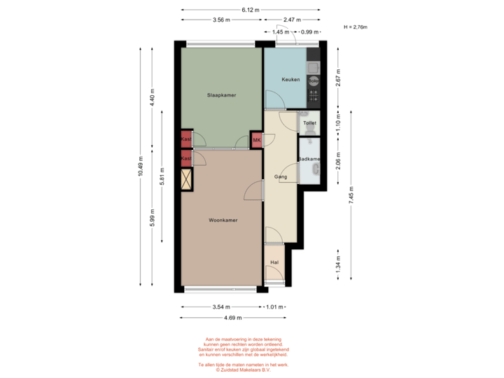 Boergoensevliet 83-A - Begane grond