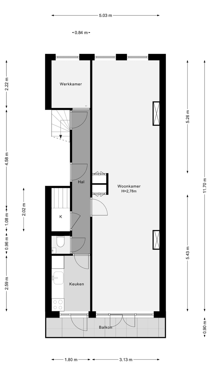 Foto 26 van Kortekade 42-B01