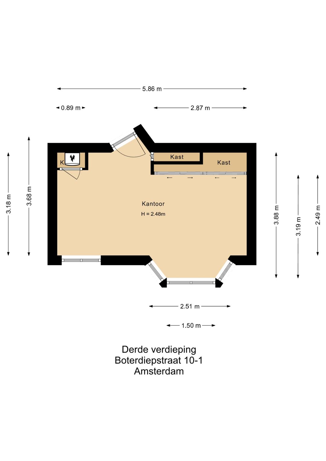 Foto 38 van Boterdiepstraat 10-1