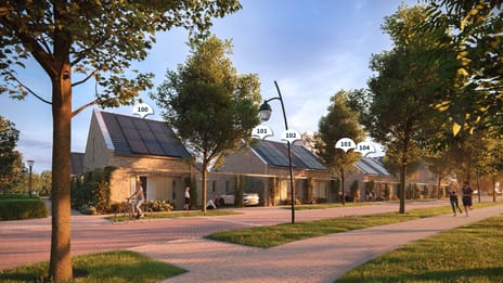 Foto van 2 geschakelde vrijstaande comfortwoningen Vrijstaande woning