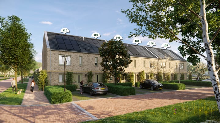 Foto van 2 hoekwoningen Hoekwoning