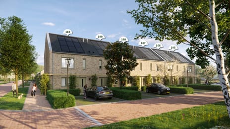 Foto van 2 hoekwoningen Hoekwoning