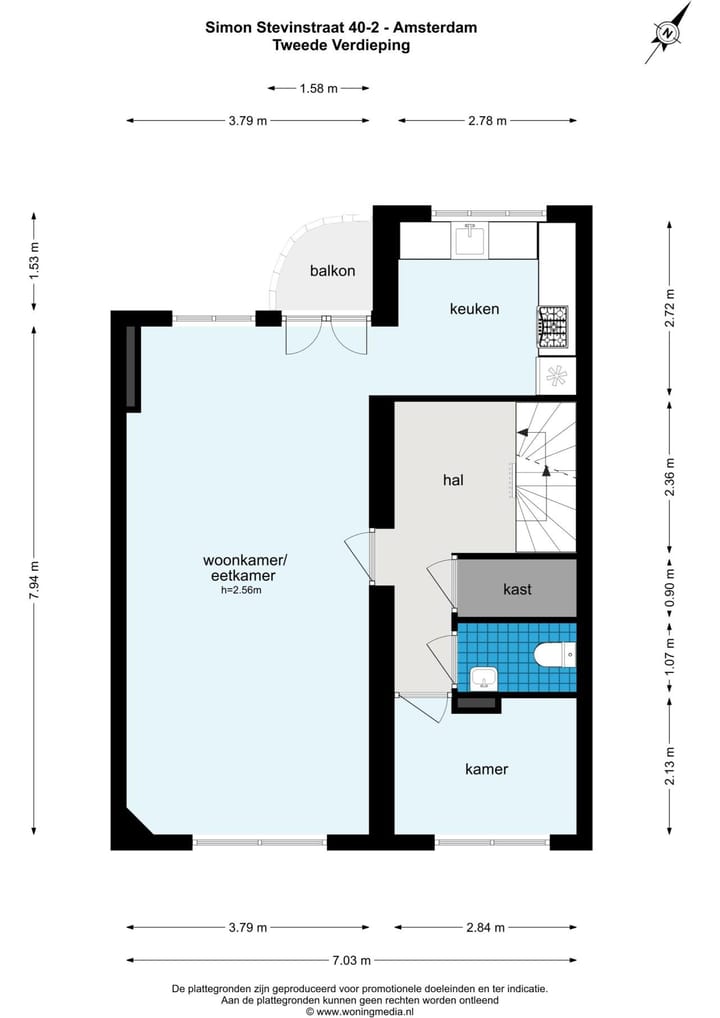 Foto 34 van Simon Stevinstraat 40-2