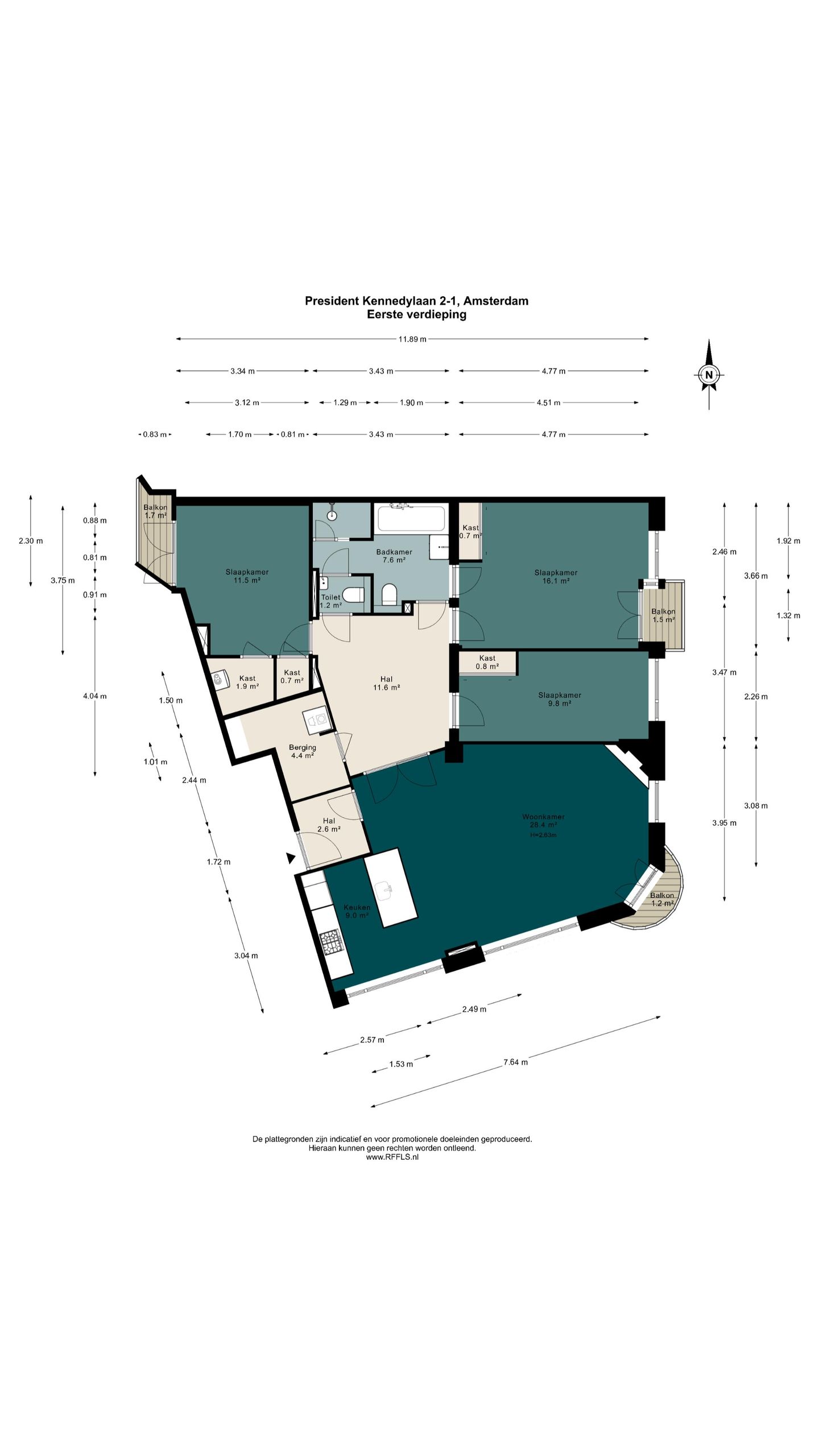 Foto 34 van President Kennedylaan 2-1