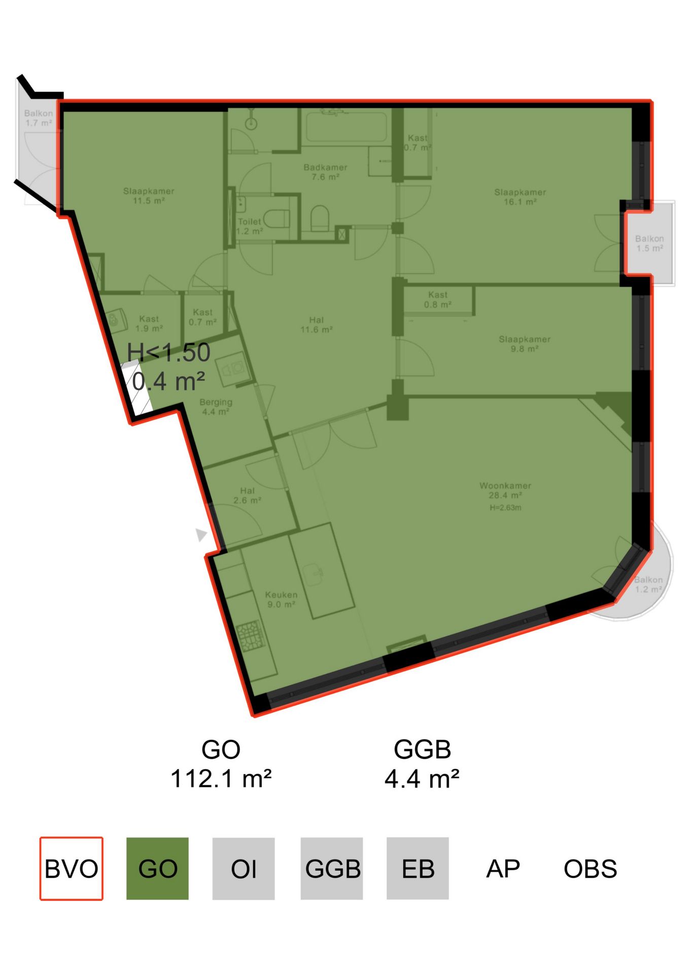 Foto 36 van President Kennedylaan 2-1