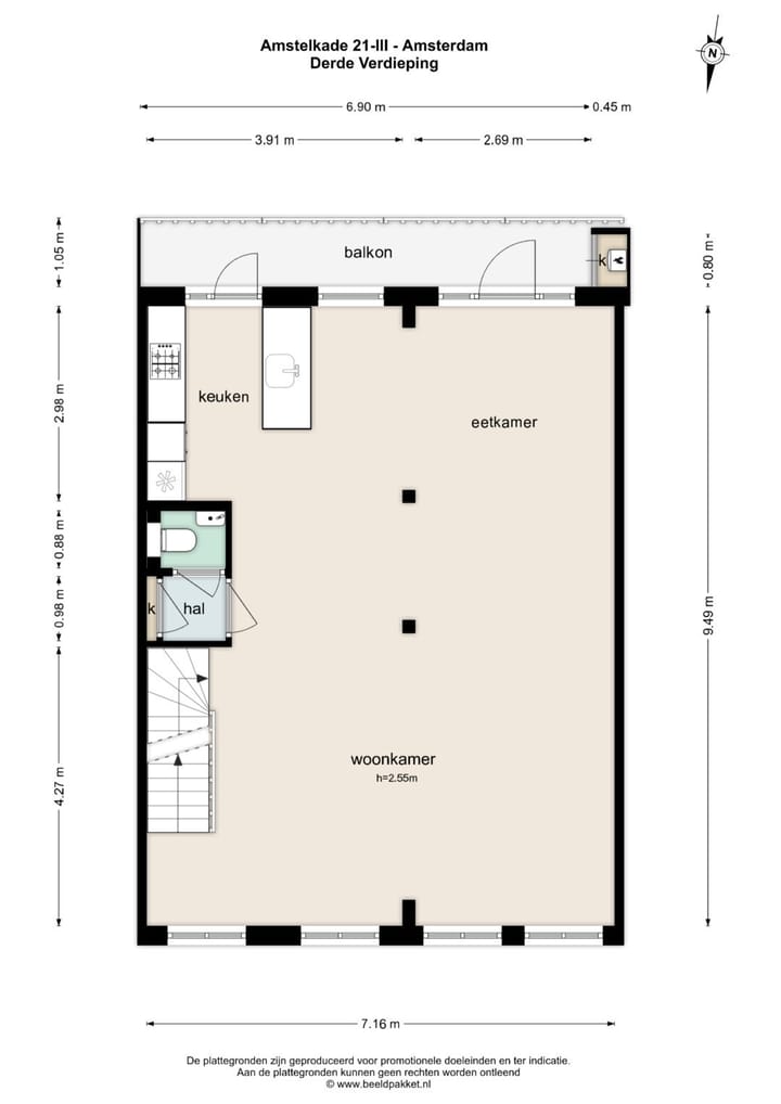 Foto 54 van Amstelkade 21-3