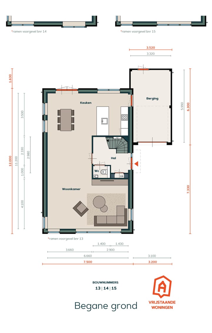 Foto 4 van Vrijstaande woning type A (Bouwnr. 13)