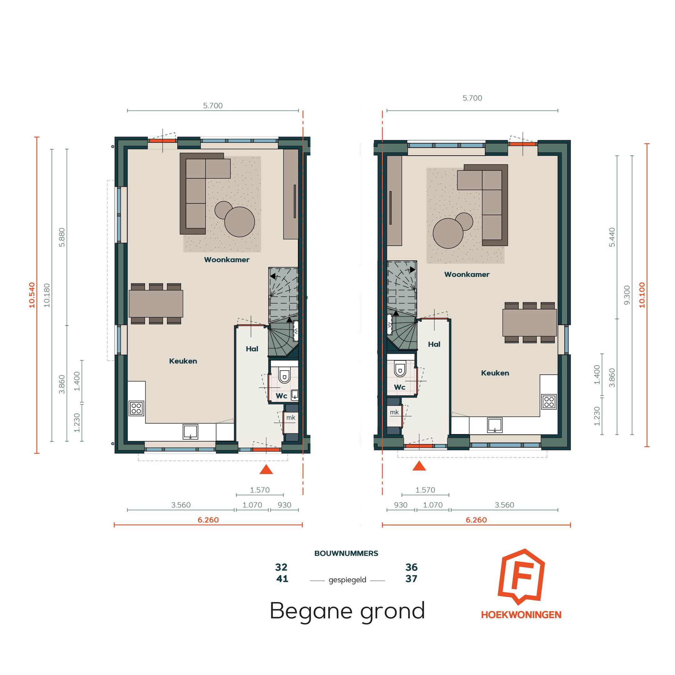 Foto 3 van Hoekwoning type F (Bouwnr. 36)