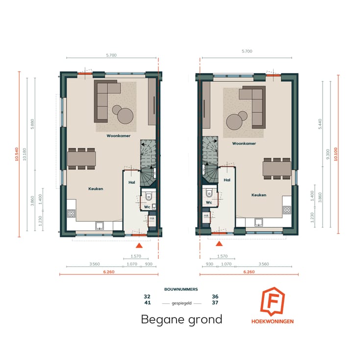 Foto 3 van Hoekwoning type F (Bouwnr. 37)
