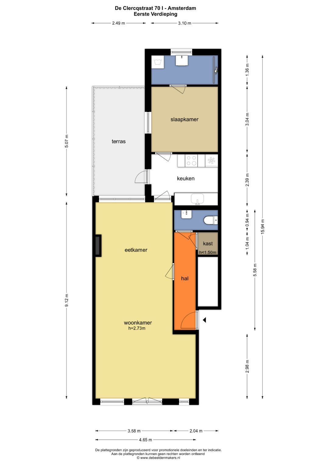 Foto 27 van De Clercqstraat 70-1