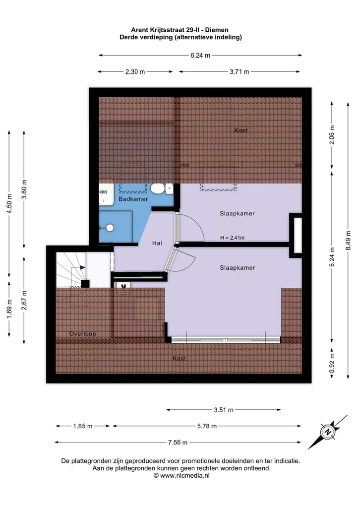 Foto 24 van Arent Krijtsstraat 29-II