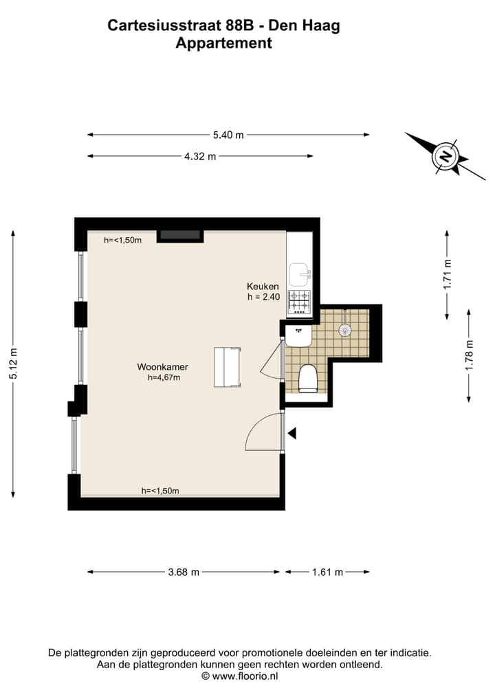 Foto 22 van Cartesiusstraat 88-B