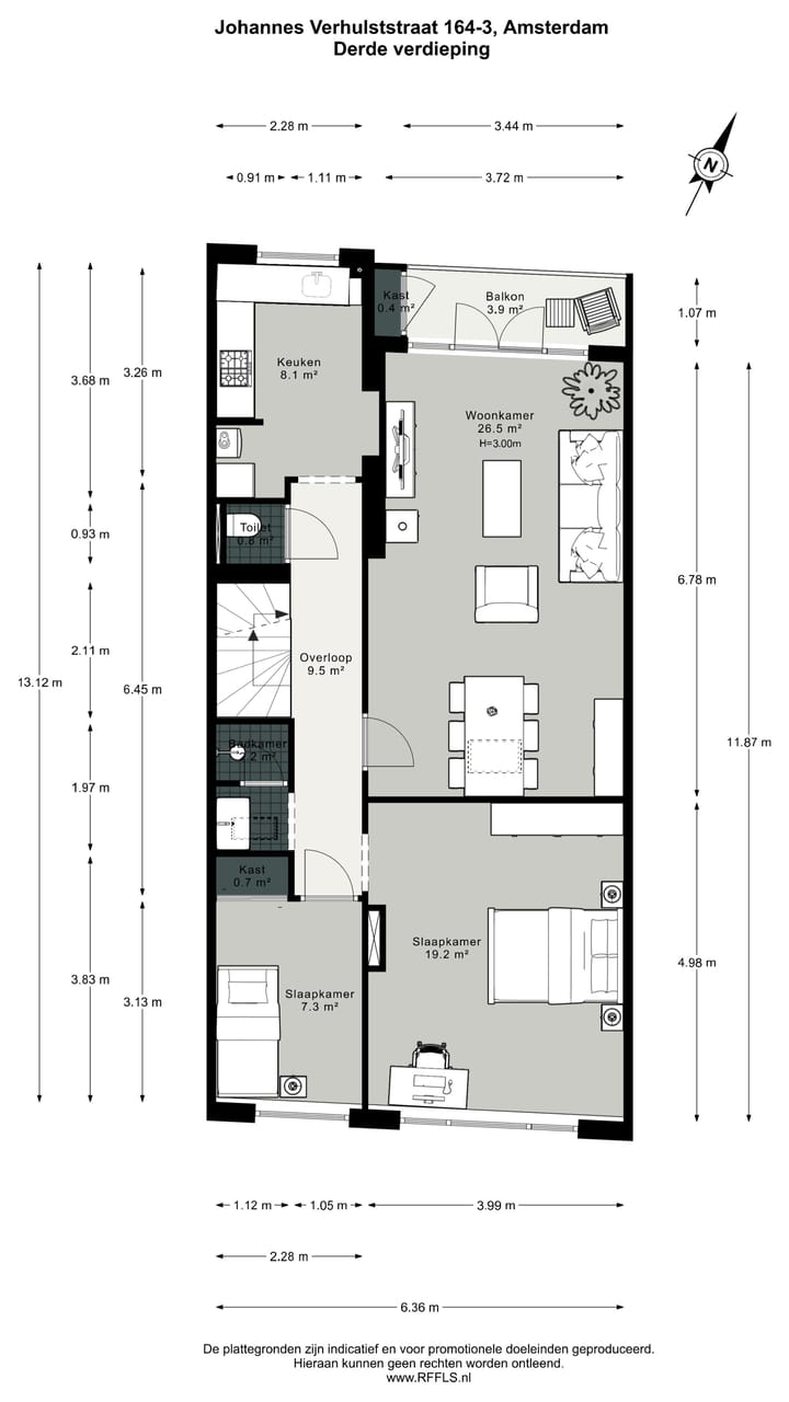 Foto 29 van Johannes Verhulststraat 164-3