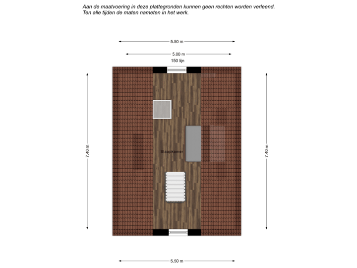 1e verdieping woning 3D