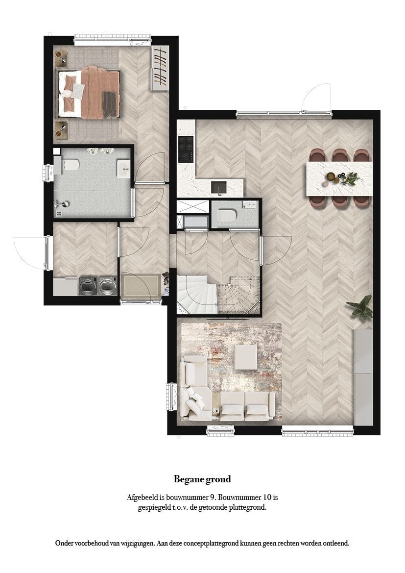 Foto 3 van De Buitentuin van Baak - Levensloopbestendi (Bouwnr. 10)