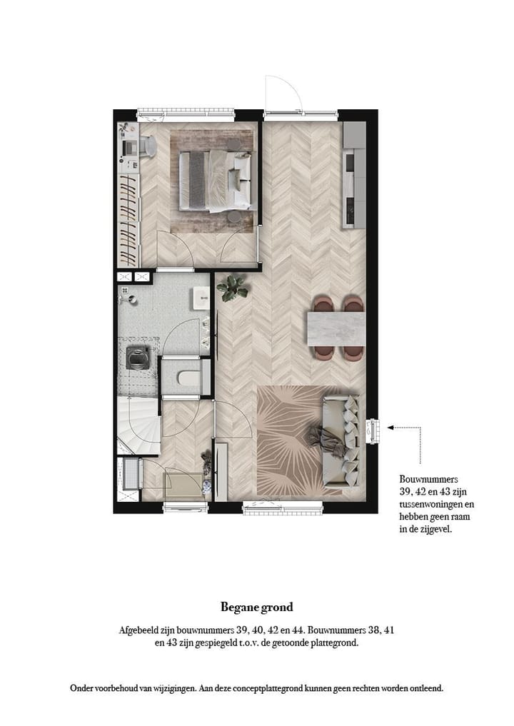 Foto 3 van De Buitentuin van Baak - Levensloopbestendi (Bouwnr. 43)