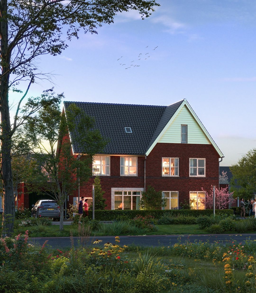 Foto 2 van De Buitentuin van Baak - Twee-onder-een-kap (Bouwnr. 46)