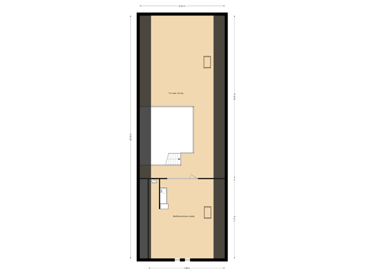 Bijgebouw eerste verdieping