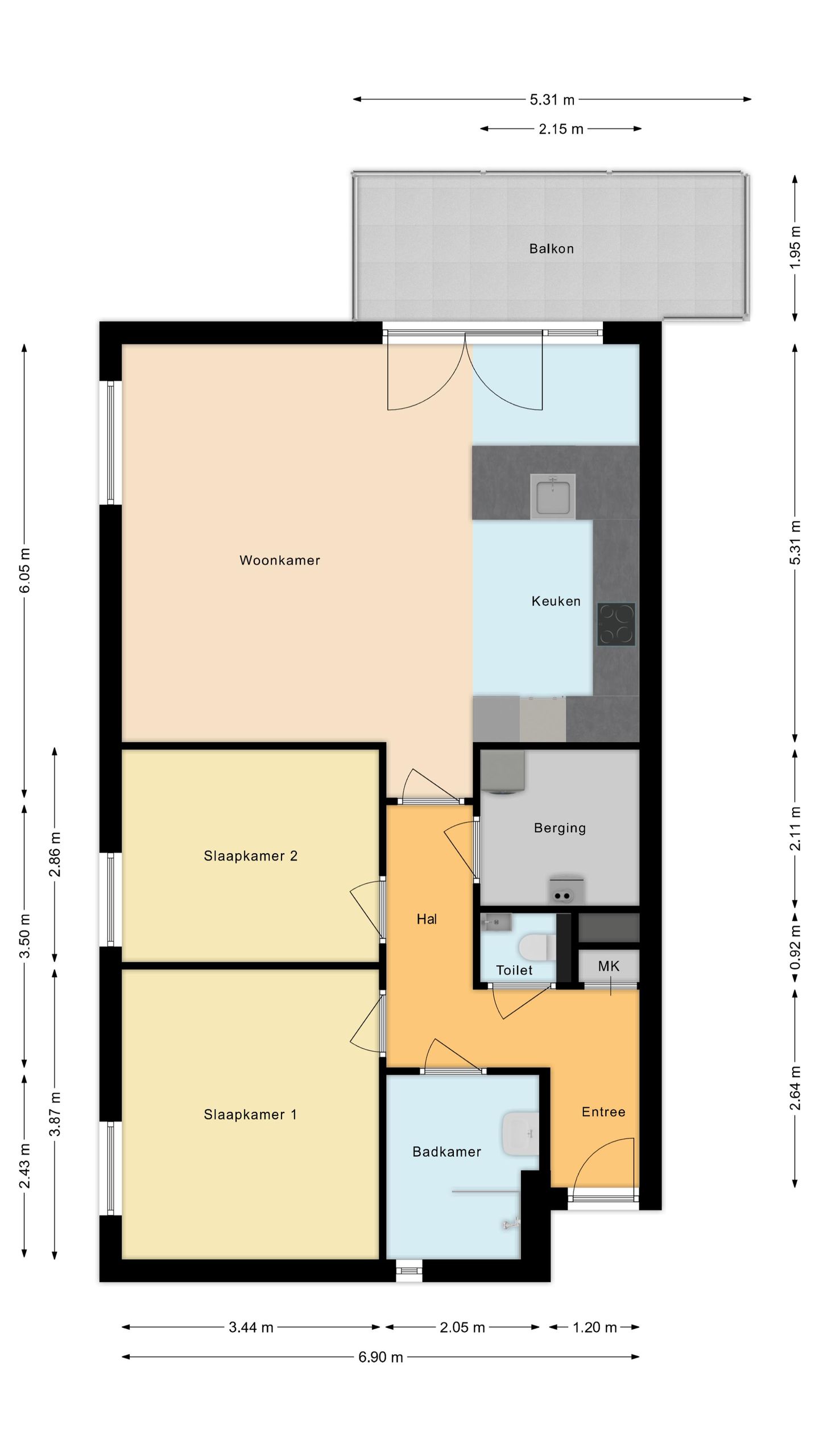 Foto 29 van Pesserstraat 2-28