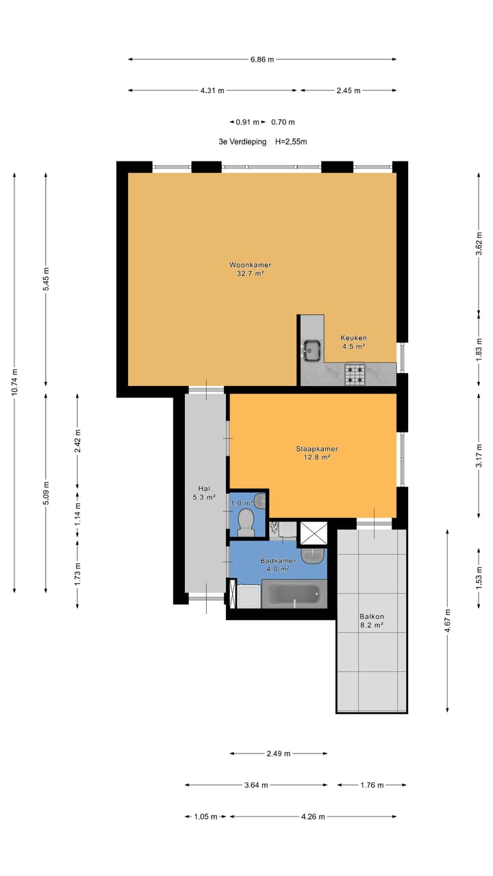 Foto 27 van Dirk Hoogenraadstraat 168-E