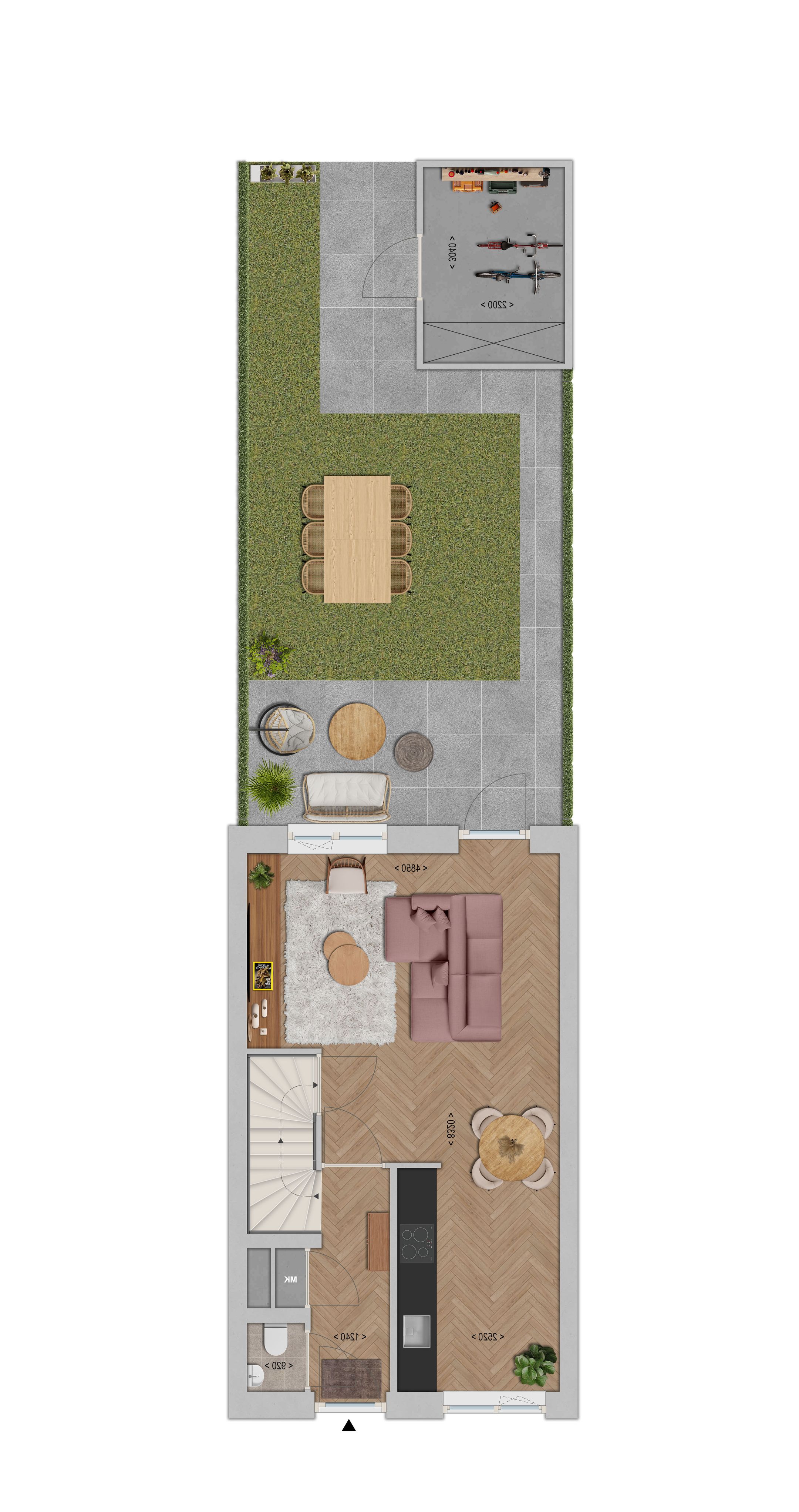 Foto 3 van Rijwoning - type Startblok (Bouwnr. 25)