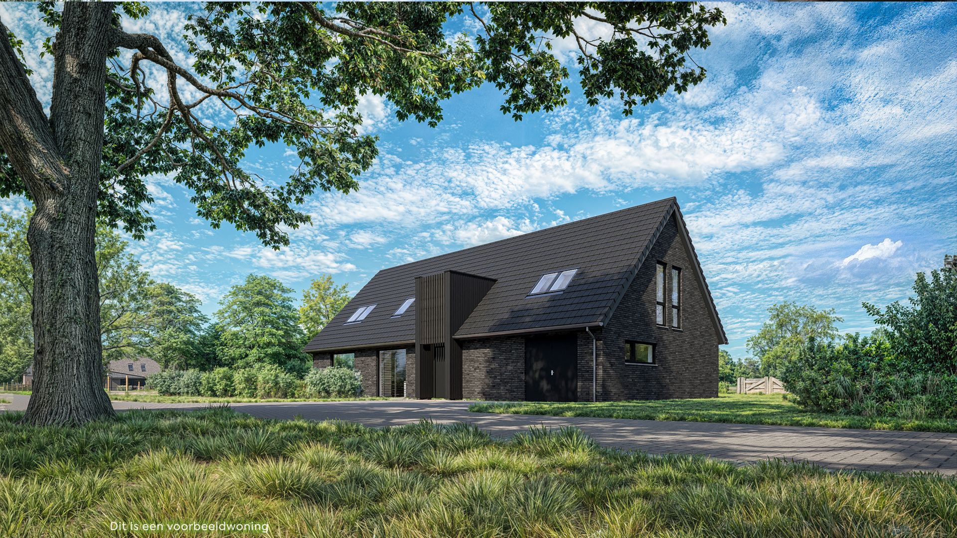 Foto 3 van Hondemotsweg, Wonen in het Veld (Bouwnr. Kavel D)