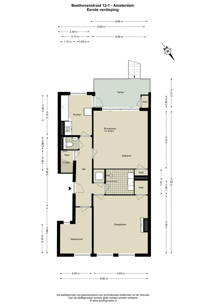 Foto 24 van Beethovenstraat 12-1