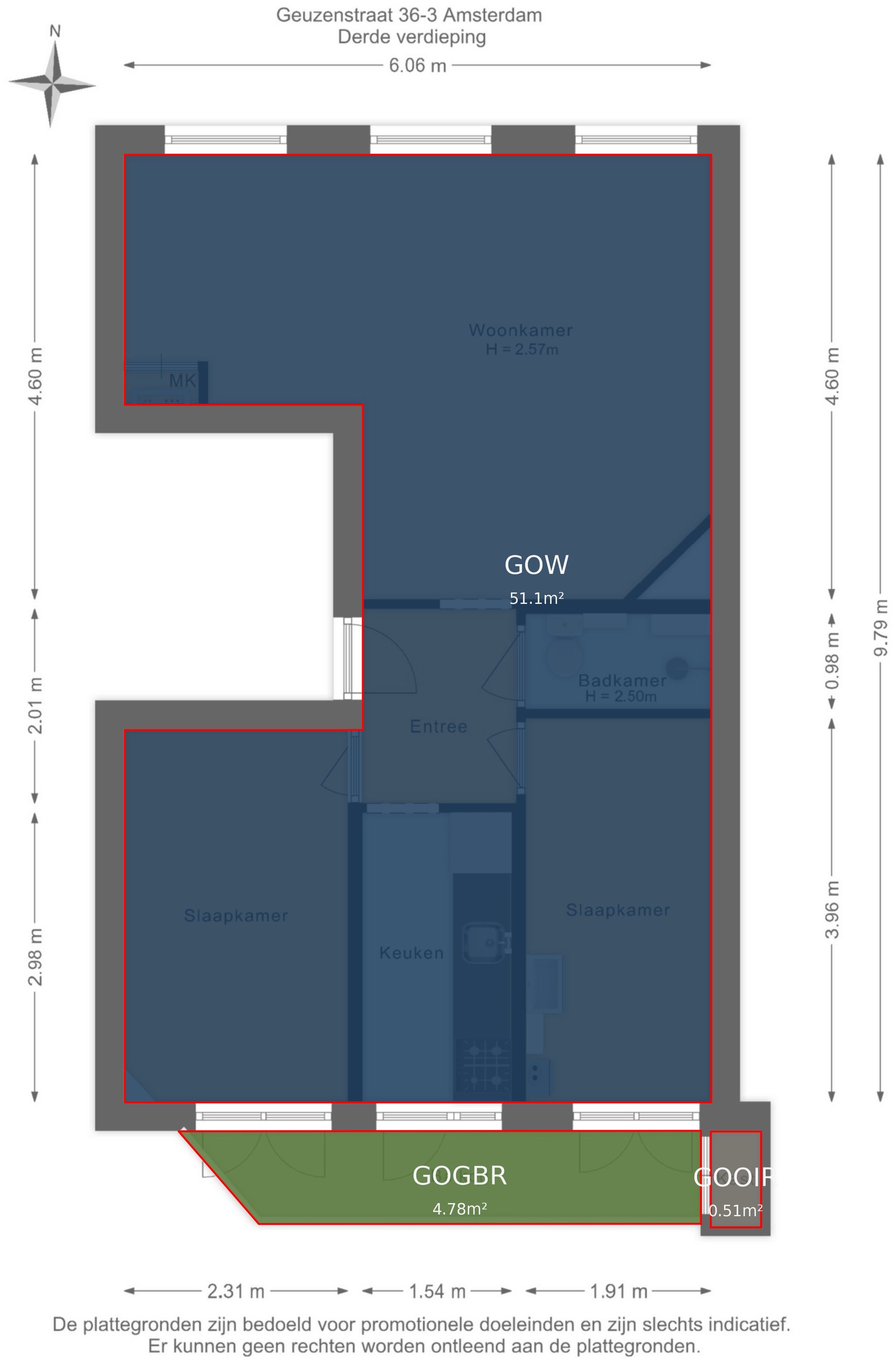 Foto 30 van Geuzenstraat 36-3