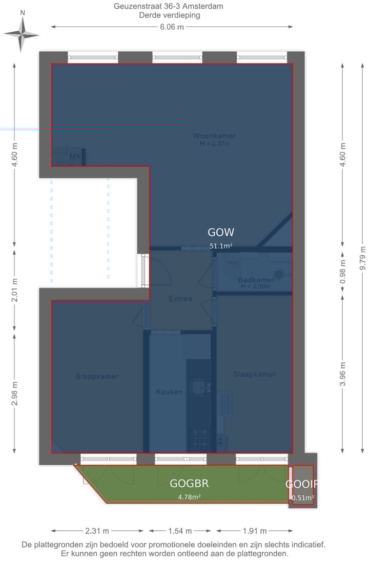 Foto 30 van Geuzenstraat 36-3