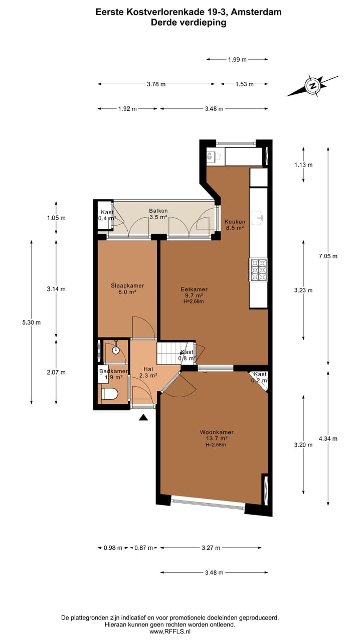 Foto 45 van Eerste Kostverlorenkade 19-3
