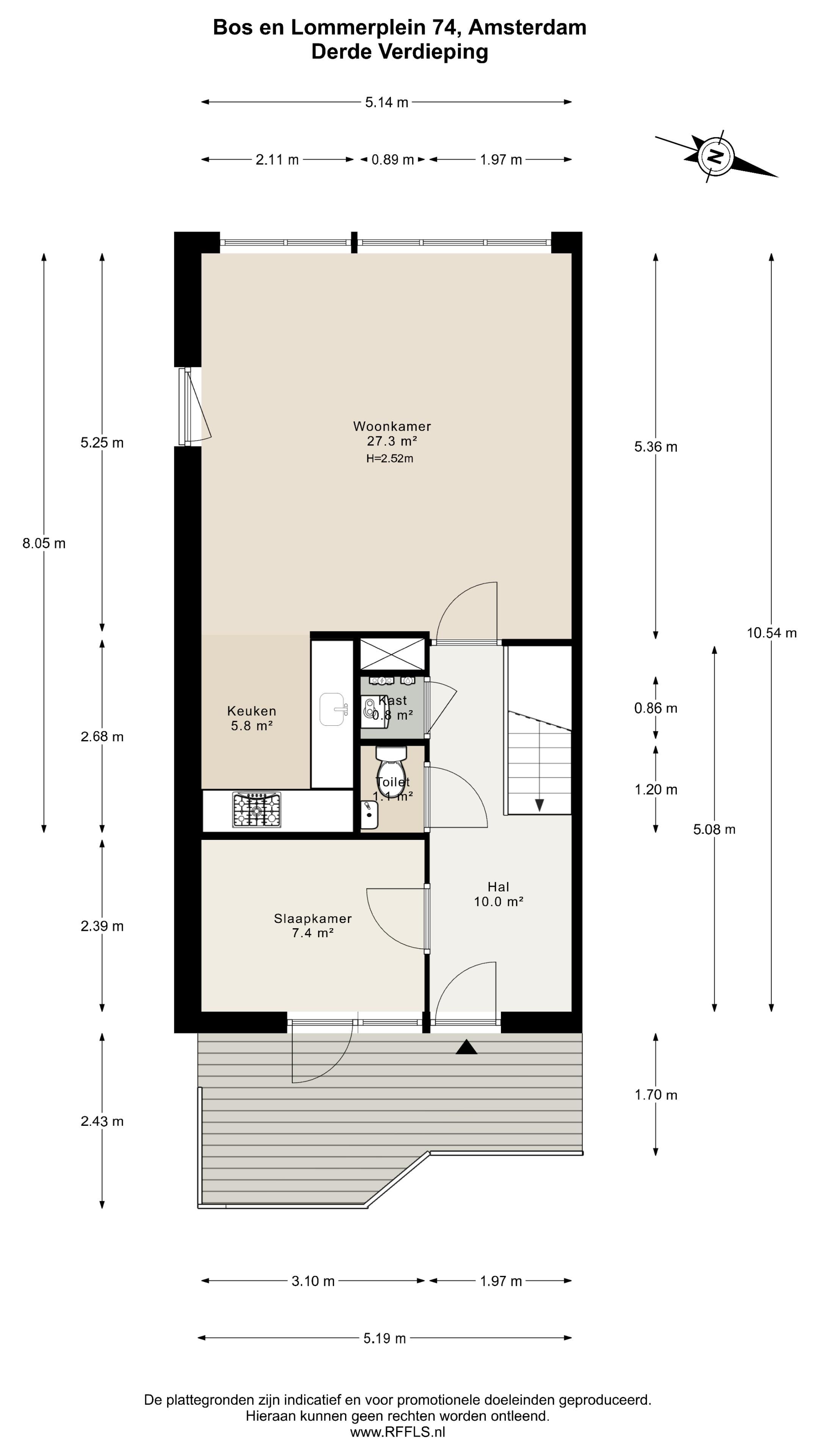 Photo 42 of Bos en Lommerplein 74