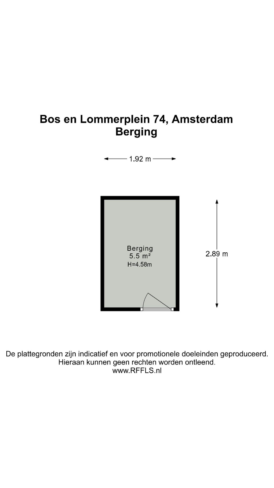 Photo 43 of Bos en Lommerplein 74