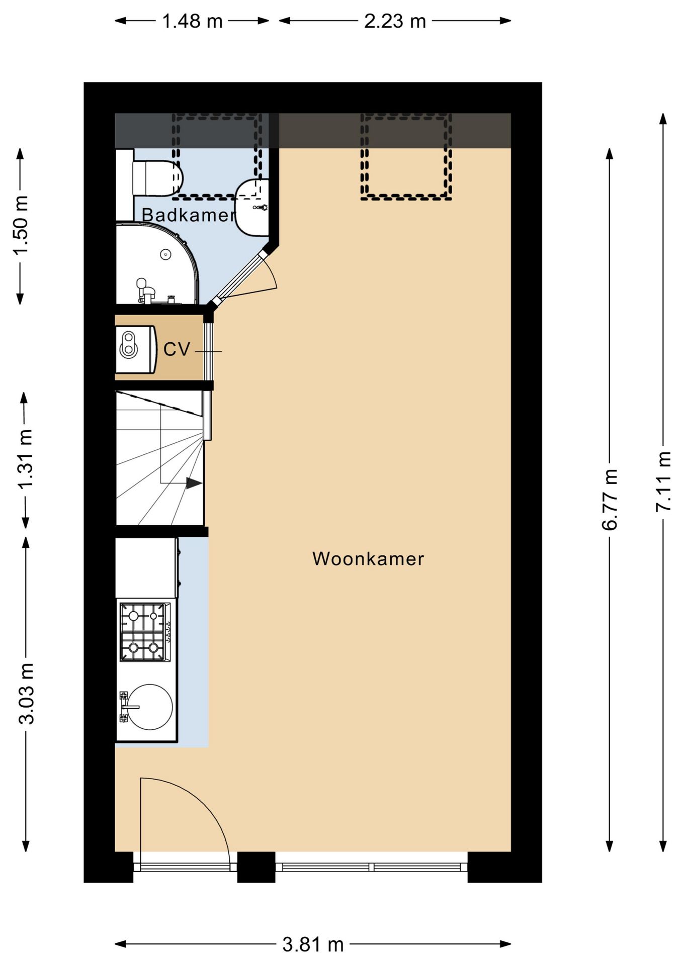 Foto 19 van Makassarstraat 59-B