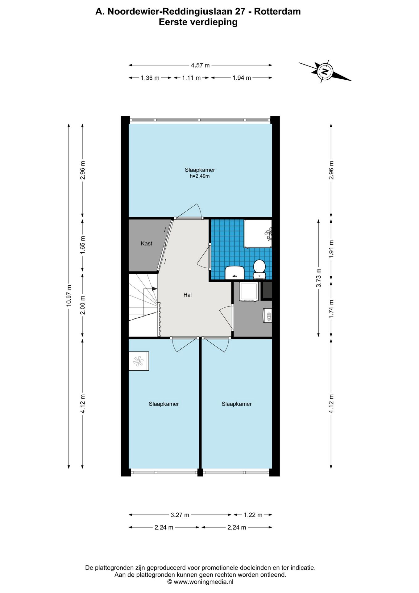 Foto 34 van A. Noordewier-Reddingiuslaan 27