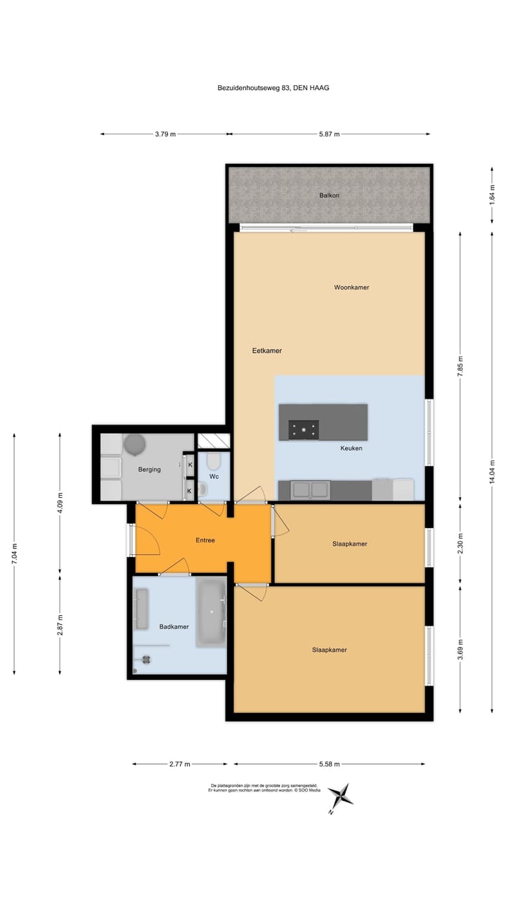 Foto 36 van Bezuidenhoutseweg 65-83