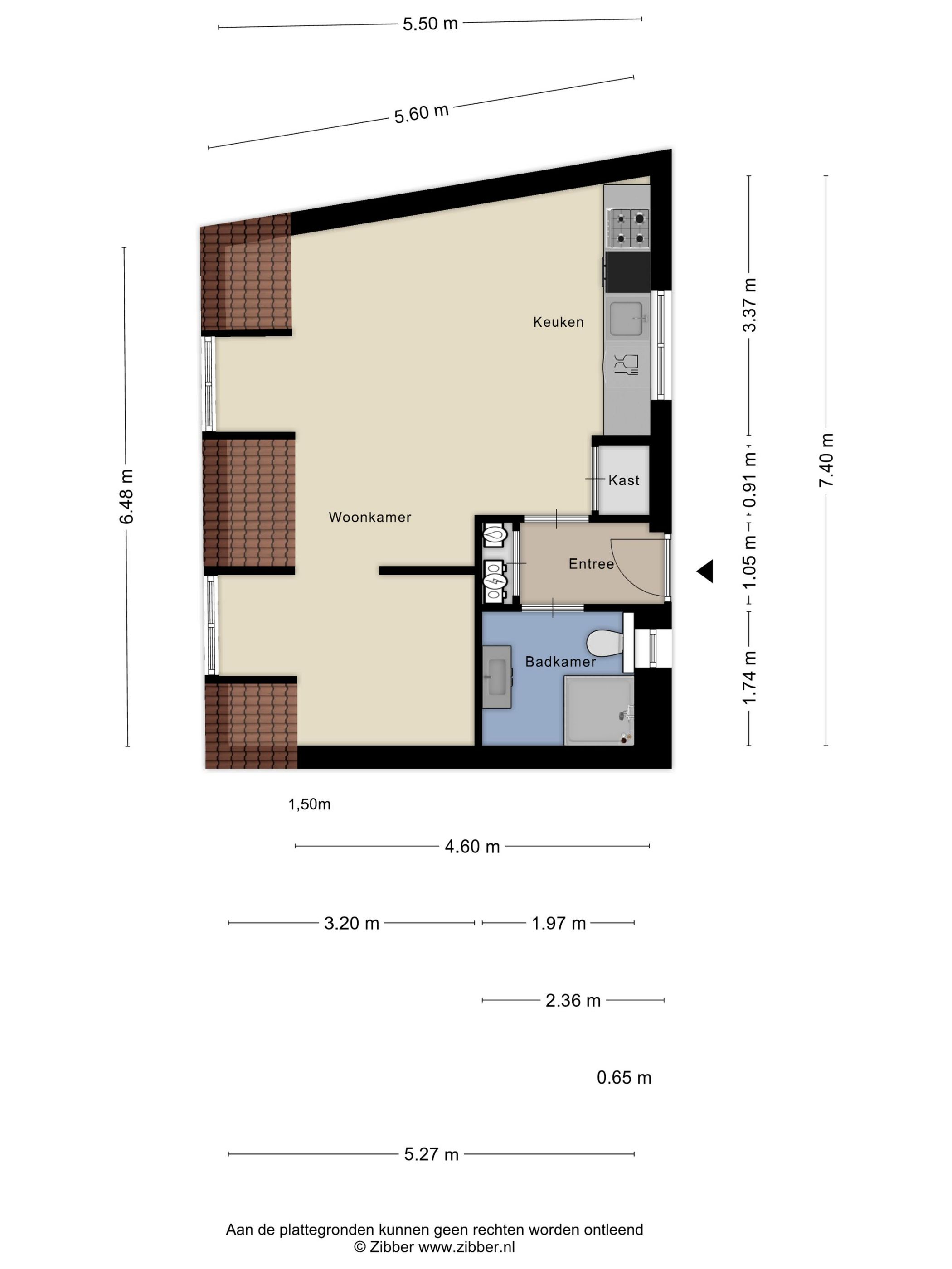 Foto 15 van Tweede Korenstraatje 15-A