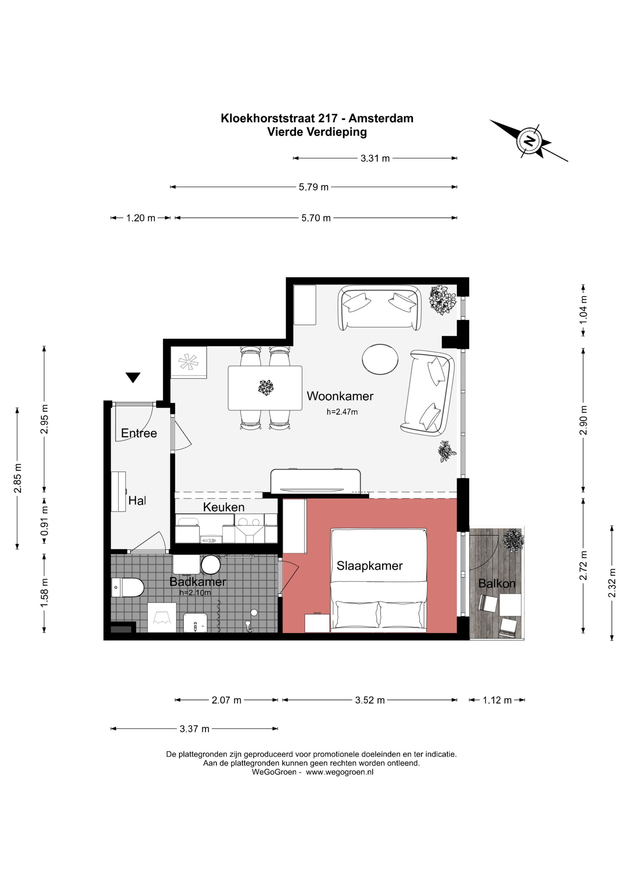 Foto 15 van Kloekhorststraat 217