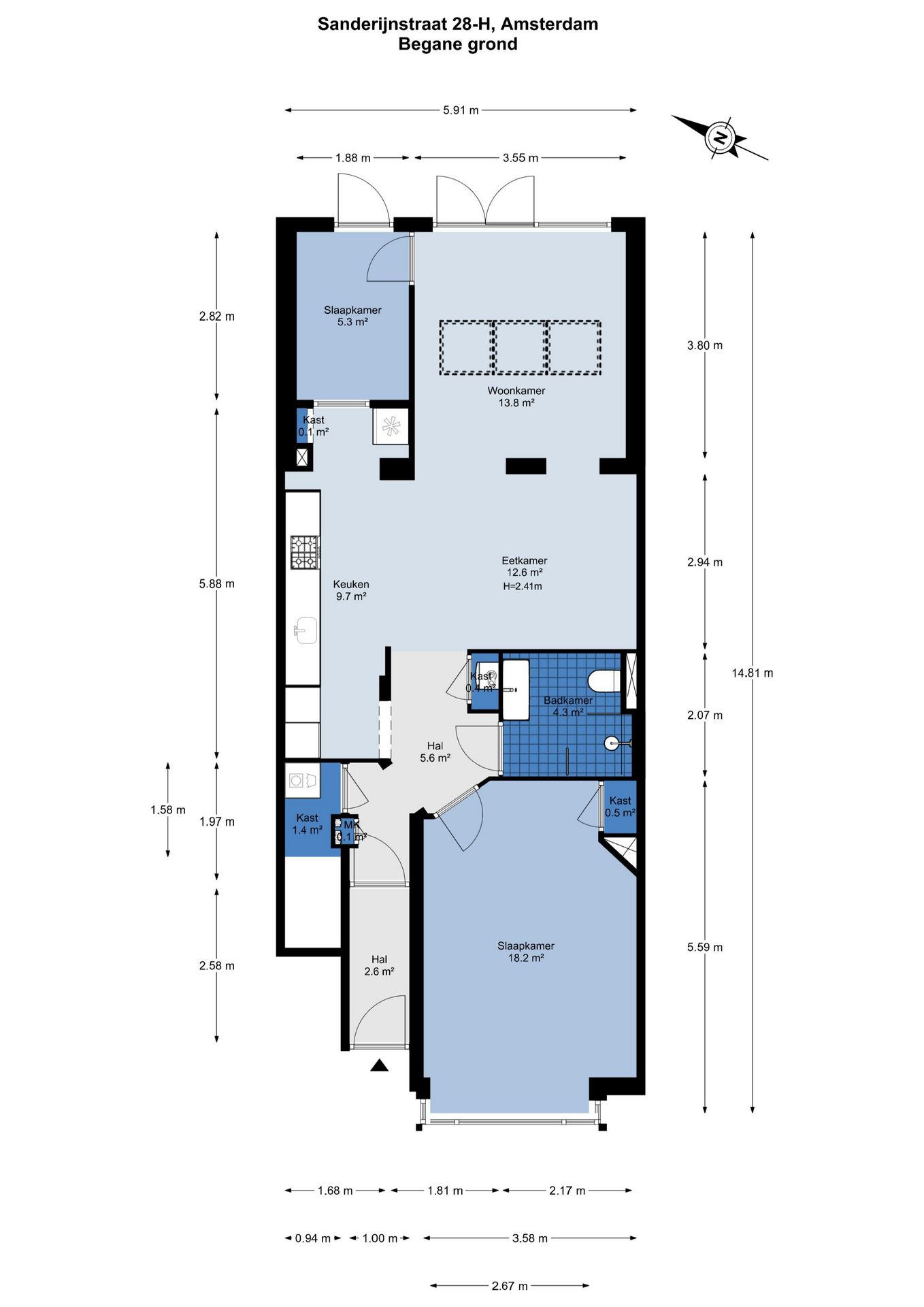 Foto 45 van Sanderijnstraat 28-H