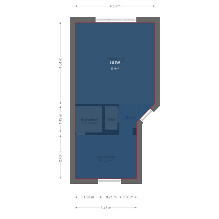 Foto 21 van Nassaustraat 1-B
