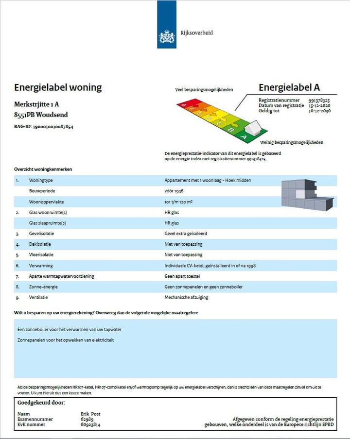 Foto 40 van Merkstrjitte 1-A